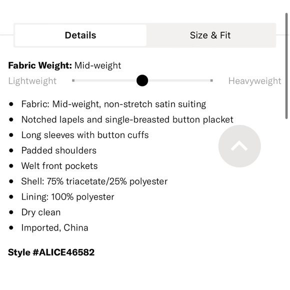 Alice and Olivia Denny Notch Collar Boyfriend Blazer - Picture 10 of 14